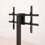 TooQ Soporte de Suelo Giratorio/Rotable FS2286M-B para TV 37-70" hasta 40kg, Negro, Rotación 90°
